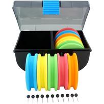 10pcs Foam Spools Line Leader Wire Board Winding Board Fishing Rigs Winders Hook Rigs Holder Fishing Holder Foam Main Line Coils