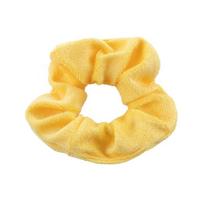 Ponytail Holder Hair Towel Scrunchies Microfiber Hair Tie Hair Drying Scrunchies geltona