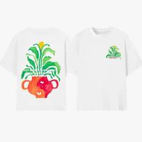 New Hot Sale Trendy Printed Nude Project Men Women Vacation Designer T-shirt Brands Street Cotton Oversized Short Sleeves Top XXXL dramblio kaulas
