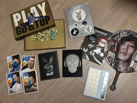 BIGBANG GD&TOP prekės albumas nuotraukų kortelė skola ir kt.. Naudota