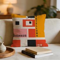 Garsūs Bauhaus dizainai Pagalvės užvalkalas Trumpo pliušo pagalvės užvalkalas lovai sofai automobiliui skalbiamas 30x30cm