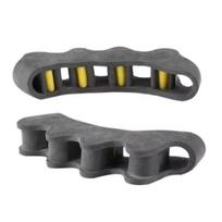 1 Pair Toe Separator Foot Corrector Adjustable Soft Elastic Spacers Five-Hole Design Relieves Bunions Hammer Toes Breathable Foot Care Accessories S