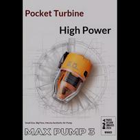 Flextail Max Pump 3 — Nešiojama oro pompa oranžinė