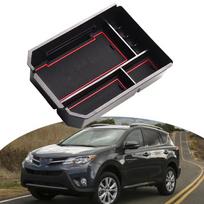 For Toyota RAV4 RAV 4 XA40 2013-2018 1x Car Storage Box Accessories Central Console Armrest Holder Interior Organizer Glove Tray 1PC