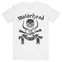 Men's Motorhead March Or Die T-shirt Large White S