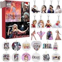 Swift Taylor Christmas Keychain Decoration Acrylic Keyring Bags Accessories Style A