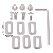 1Set Road Bicycle Pedal Cleats Washers For SPD Cleat Screw Bike Plate For KEO Cleat Repair M5 Screw Gasket Bike Accessories sidabras
