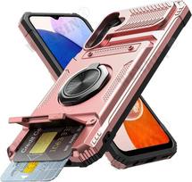 Dėklas Samsung S26 Ultra S25 S24 S23 Ultra A57 A37 A17 Magnetinis Besisukantis Žiedas Stovas Atsparus Smūgiams Piniginės Dangtelis Galaxy S26 Ultra
