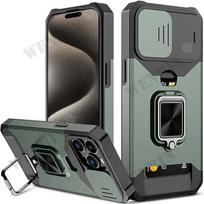 Case For iPhone 16 15 14 13 12 11 Pro Max Plus 8 7 Plus XR X SE 2025 Card Holder Slot Military Wallet Slide Camera Grade Case iPhone 13 Mini12Mini