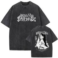 Vintage Washed Melanie Martinez Heads Tour 2026 Graphic T Shirt Men Women Hip Hop Gothic Fashion Short Sleeve T-shirt Streetwear S įvairiaspalvis