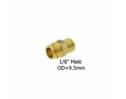 Brass Hex Nipple Pipe Fitting Copper Adapter 1/8 1/4 3/8 1/2 3/4 Male Equal Reducing Coupler Connector Water Gas Plumbing Joint