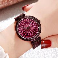 High-Value Luxury Women'S Watch With Diamonds, Large Dial, Steel Belt Watch, Celebrity Noble Temperament Women'S Watch