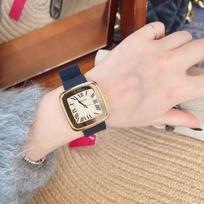 Square Light Luxury Belt Female Personality Female Feeling Domineering Trend Silicone Women'S Watch