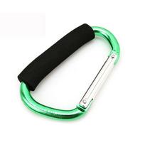 Buckle Stroller Organizer Pushchair Buggies Hook 135mm*9mmD  Buggy Clips Pram Bag Hooks Shopping Hooks Pram Hanger žalia