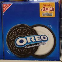 Oreo Šokoladiniai Sumuštiniai Sausainiai Daugkartinė Pakuotė 50g x 32 Pakuotės (1,6 kg) black