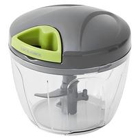 LOCK & LOCK Quick Chopper Vegetable Slicer Manual Food Processor Garlic Mincer (S/M/L Sizes) S(125 x 90mm), Gray