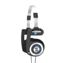 KOSS PORTAPRO Open-Type Over-Ear Headphones, Foldable, juoda