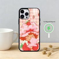 S-Strawberry S-Shortcake Wave Phone Case For iPhone 17/16/15/14/13/12/Plus/Pro/Max for Magnetic Wireless Charging iPhone17Pro