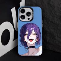 Chainsaw Man Reze Phone Case For iPhone 16,15,14,13,12,11,8,7,Pro,Max,Plus,Mini,XS,SE Anti Fall Black Matte Hard iPhone13mini