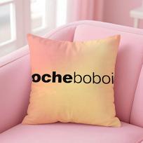 Fashion Luxury Brand R-Roche B-Bobois Cushion Cover Pillowcase Short Plush Invisible Zipper Room Sofa Cushion Cover Peach skin 18*18(CM)-1Pcs
