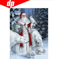 DIY Diamond Painting Santa Claus Diamond Embroidery 3D Cross Stitch Needlework 20X30