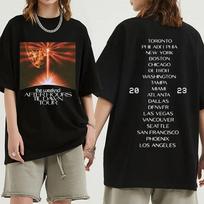 Singer The Weeknd T-shirt Vintage After Hours Til Dawn Tour 2023 Print T-shirts Unisex Women Clothing Oversized T Shirt Streetwear L