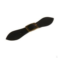 12.5cm Metalinė Sagtis Odinė Kilpelė Palto Švarko Doflio Siuvimo Aksesuarai Juoda