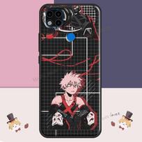 Katsuki Bakugo Boku No Hero Academia dėklas Xiaomi Redmi Note 11 7 8 9 10 Pro 9S 10S 11S dangtelis Fundas Redmi 10 9 9T 9A 9C Redmi 7