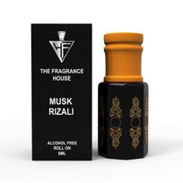 Kvepalų namai Musk Rizali prabanga vyrams ir moterims 100% be alkoholio ilgai išliekantis Attar (6 ml)