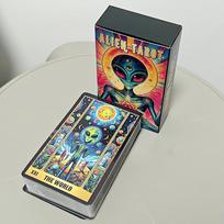 Alien Taro kortos 78 vnt. Taro kortų pagal Rider Waite sistemą 10,3 * 6 cm