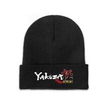Yakuza Kiwami Knitted Caps Women's Unisex's Skullies Beanies Winter Hats Japan Dragon Gangster Videogame Hip Hop Melon Cap One Size