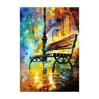 Abstract Streetlight Bench Canvas Painting Living Room Wall Decor Bedroom Wall Art Posters For Home Decoration 20x30cm