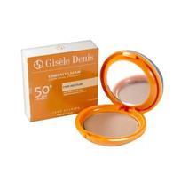 Gisele Denis Kompaktiškas veido apsauginis kremas nuo saulės SPF50 + Šviesus-Vidutinis tonas 10g orange
