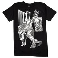 BAIT x Attack On Titan Men Armor Titan Tee black High-end Luxury hot prouct Y2k Short Sleeves Classic Streetwear Trendy tee S