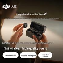 DJI Mic Mini 2-Person Wireless Lavalier Microphone System with Charging Case