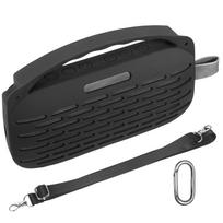 Silicone Case Cover for Bose SoundLink Flex 2nd Gen with Handle and Adjustable Shoulder Strap for Travel Protection juoda