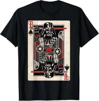 Star Wars Darth Vader King of Spades Playing Card T-Shirt M