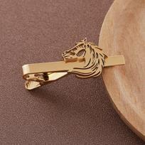 Stainless Steel Horse Men'S Tie Clips For Men Match With Tie  Necktie Clasp Pin Suits Accessories Jewelry