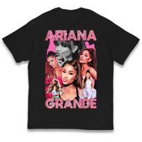 Ariana Grande Pink Sparkle Bootleg Kids T Shirt 120