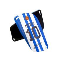 Cross Star Digital Heat Transfer Football Shin Pads - Protective Training Gear dangaus mėlyna spalva