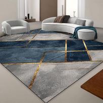 Modern Luxury Carpets for Living Room Large Area Geometric Abstraction Rugs Bedroom Cloakroom Decoration Rugs Coffee Table Mat 60x90cm