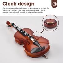 Good-Violin Music Box, Rotating Musical Base, Classical Music Box Instrument, Gift For Boys Girls Birthday Christmas