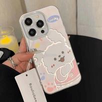 Pink clothes sticker puppy for Redmi NOTE13PRO/Xiaomi 13/12/11 mobile phone case VIVOIQOONE09 VIVO#IQ00NE0