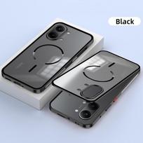 For Xiaomi Poco X8 Pro Max Elastic Snap Magnetic Metal Bumper Frame Case for Xiaomi Redmi Turbo 5 Max Clear Matte PC Back Cover Opp Bag&For Xiaomi Redmi Turbo 5 Max 5G 6.83" juoda