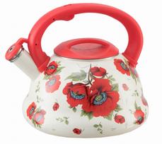 Enamel Kettle 3.0L Zilner Poppy Zl-4011-Po