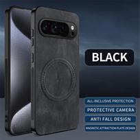 Luxury Classic Leather Magnetic Phone Case For Google Pixel 7 8 9 10 Pro XL 9A 8A 7A For Magsafe Wireless Charging Cover Google Pixel 10 Pro