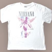 Nirvana In Utero Turo Dydelis Grafinis Marškinėlis Baltas Unisex S M M white