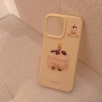 Cute ins dessert cake 17pro max apple 16 mobile phone case silicone iphone14 suitable for 13 three-dimensional soft 17promax