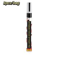 3pcs/bag Black Color Touch-Up Paint Pen Plastic Parts Dashboard Scratch Repair  Steering Wheel 20ml