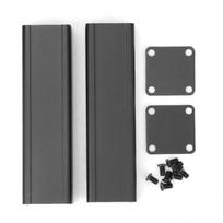 25*25*90mm Aluminum Box Black Aluminum Aluminum Cooling Case Split Type Circuit Board Aluminum Box Instrument Housing
